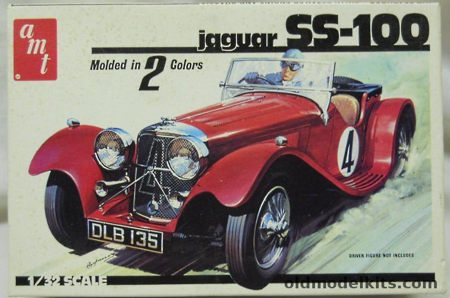 AMT-Matchbox 1/32 Jaguar SS-100 -  (Matchbox Molds), 2023 plastic model kit